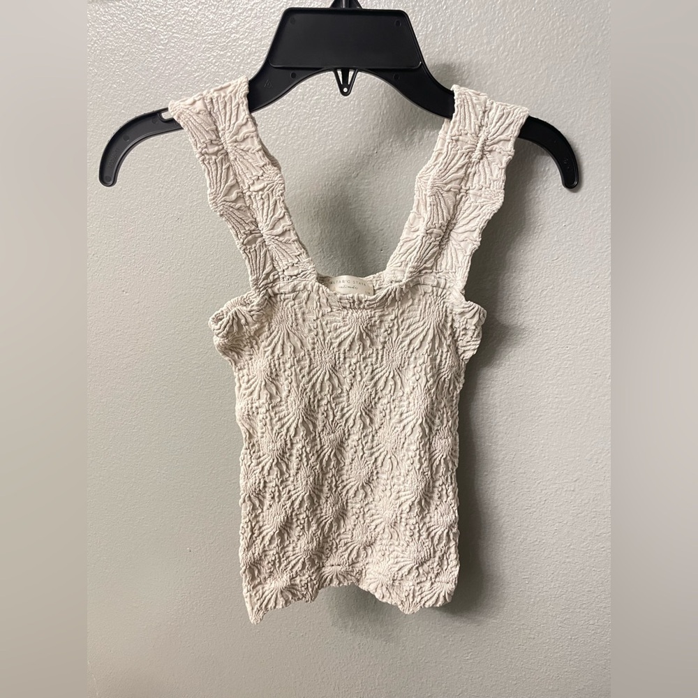 Altar'd State Textured Cream Top